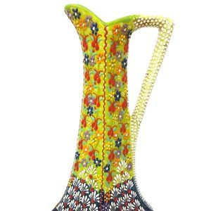 Turkish Square Handmade Ewer Pitcher